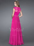 Chiffon Evening Dress With Beading
